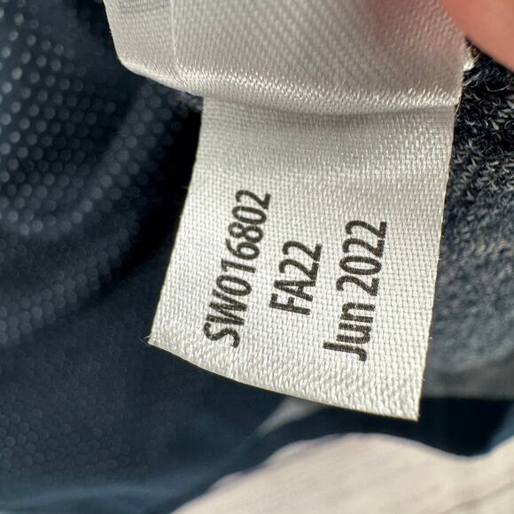 Smartwool Intraknit Merino Tech 1/2 Zip Hoodie Mens Medium Navy Blue - Picture 10 of 14